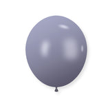 25 Pc Retro Blue Gray Latex Helium, Air or Water Balloons 12"