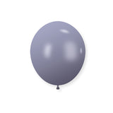 100 Pc Retro Blue Gray Latex Helium, Air or Water Balloons 10"