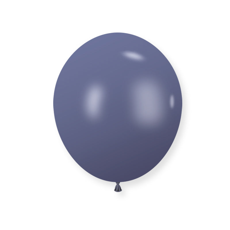 25 Pc Retro Blue Haze Latex Helium, Air or Water Balloons 12"