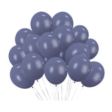 100 Pc Retro Blue Haze Latex, Air or Water Balloons 5"