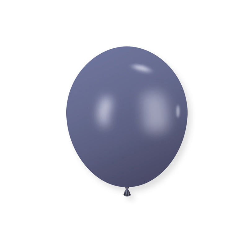 100 Pc Retro Blue Haze Latex Helium, Air or Water Balloons 10"