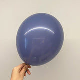 5 Pc Retro Blue Haze Latex Helium, Air or Water Balloons 36"