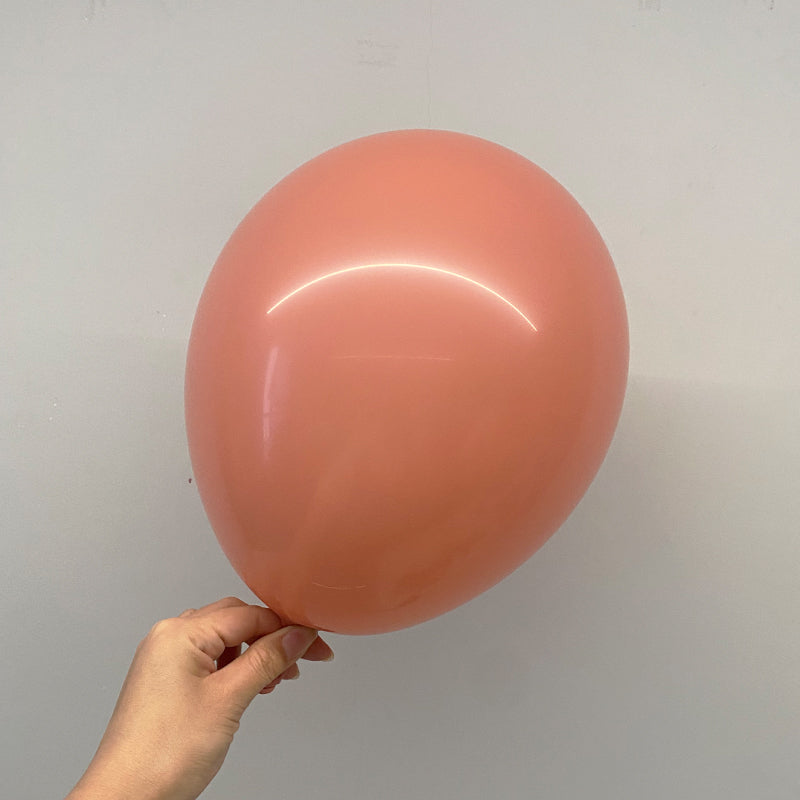 10 Pc Retro Cameo Brown Latex Helium, Air or Water Balloons 18"