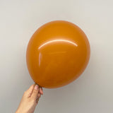 10 Pc Retro Caramel Orange Latex Helium, Air or Water Balloons 18"