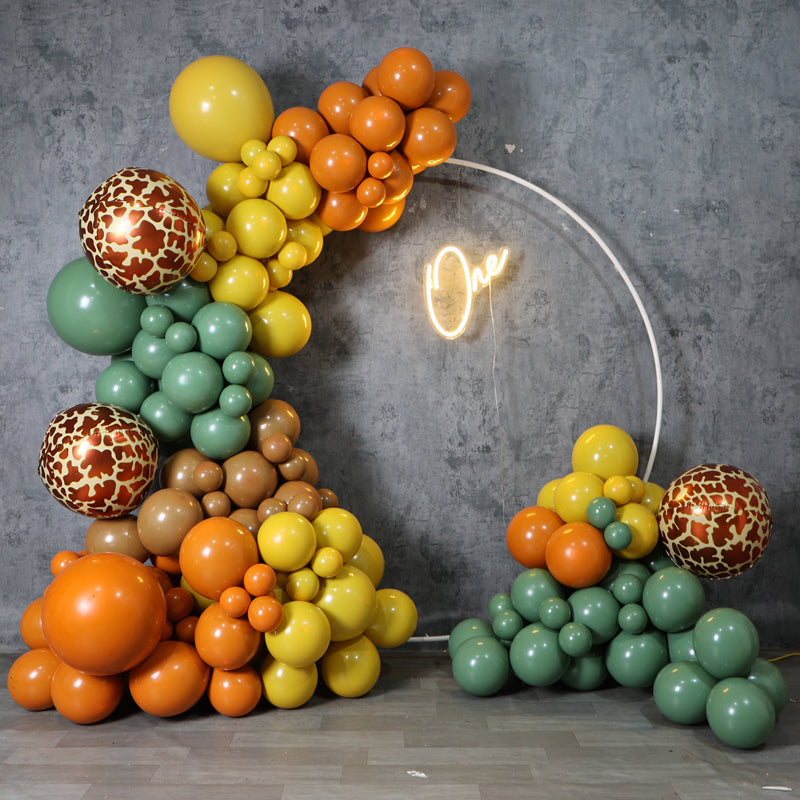 10 Pc Retro Caramel Orange Latex Helium, Air or Water Balloons 18"