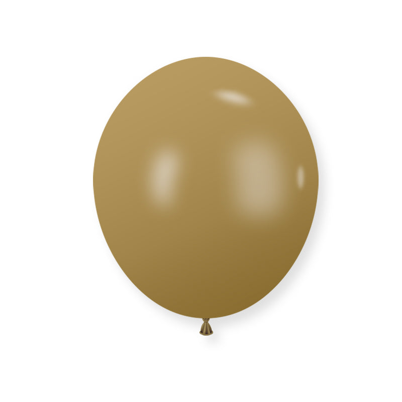 25 Pc Retro Coffee Latex Helium, Air or Water Balloons 12"