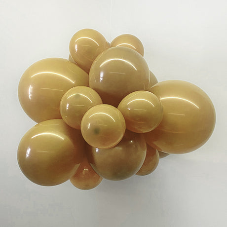 10 Pc Retro Coffee Latex Helium, Air or Water Balloons 18"