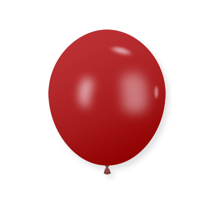 25 Pc Retro Garnet Latex Helium, Air or Water Balloons 12"