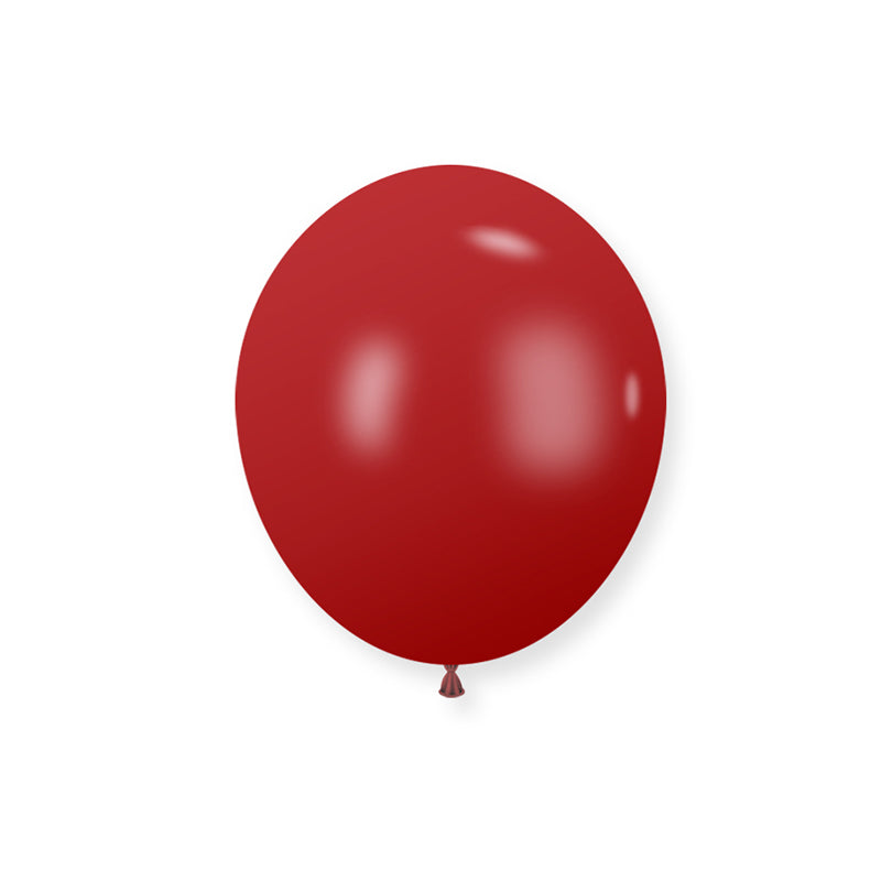 100 Pc Retro Garnet Latex Helium, Air or Water Balloons 10"