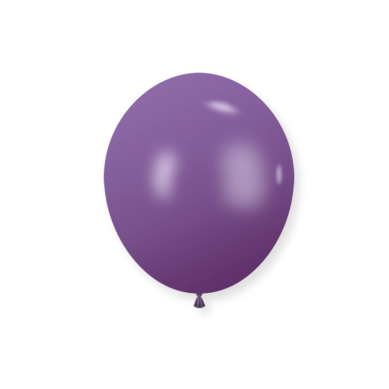 100 Pc Retro Light Purple Latex Helium, Air or Water Balloons 10"