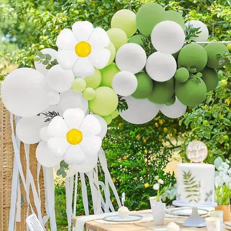 10 Pc Retro Matcha Latex Helium, Air or Water Balloons 18"