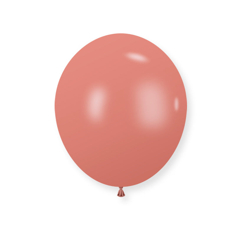 25 Pc Retro Rosewood Latex Helium, Air or Water Balloons 12"