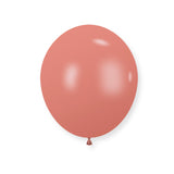 25 Pc Retro Rosewood Latex Helium, Air or Water Balloons 12"