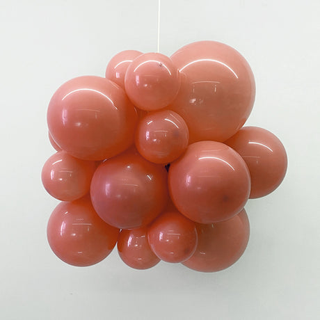 25 Pc Retro Rosewood Latex Helium, Air or Water Balloons 12"