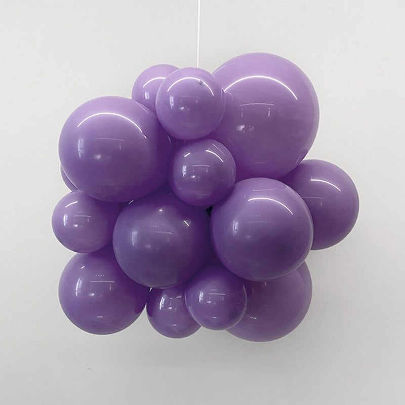25 Pc Retro Taro Purple Latex Helium, Air or Water Balloons 12"