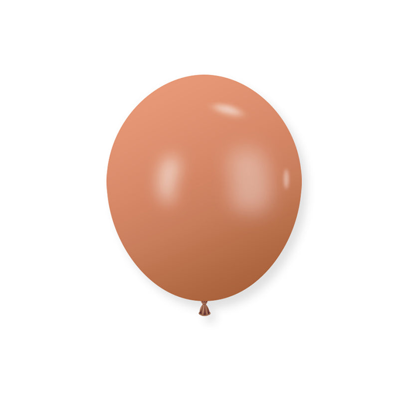 100 Pc Retro Warm Pink Latex Helium, Air or Water Balloons 10"