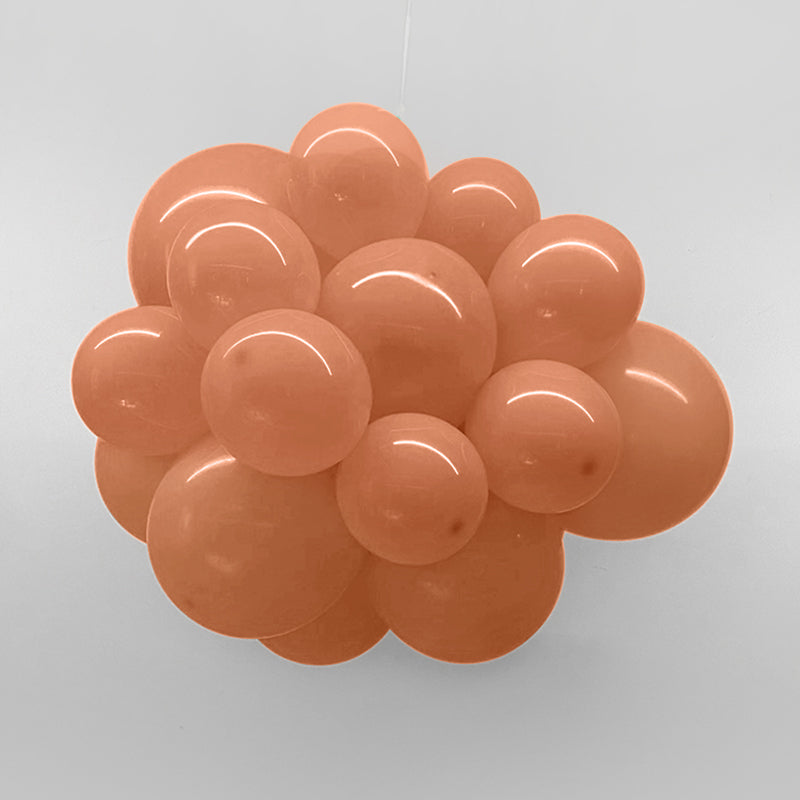 25 Pc Retro Warm Pink Latex Helium, Air or Water Balloons 12"