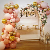 25 Pc Retro Warm Pink Latex Helium, Air or Water Balloons 12"