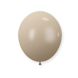 25 Pc Retro White Sand Latex Helium, Air or Water Balloons 12"
