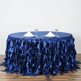 Curly Willow 14ft Table Skirt Royal Blue