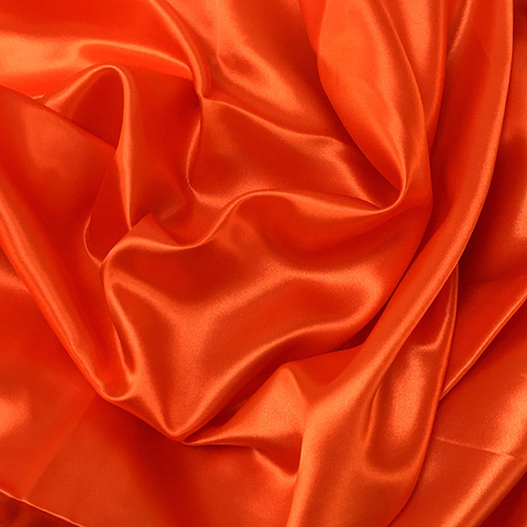 Satin Fabric Bolt 10 Yards 59" Orange