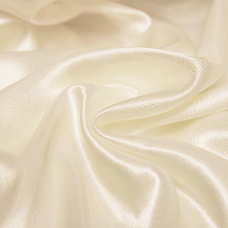 Satin Self-Tie Universal Chair Cover 44"x56" Ivory