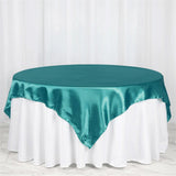 Satin Table Overlay 60"x60" Green