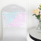 5 Pc Sequin Chair Sash Bands 13"x10" Colorful