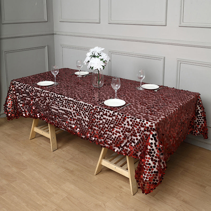 Sequin Rectangle Tablecloth 102"x60"