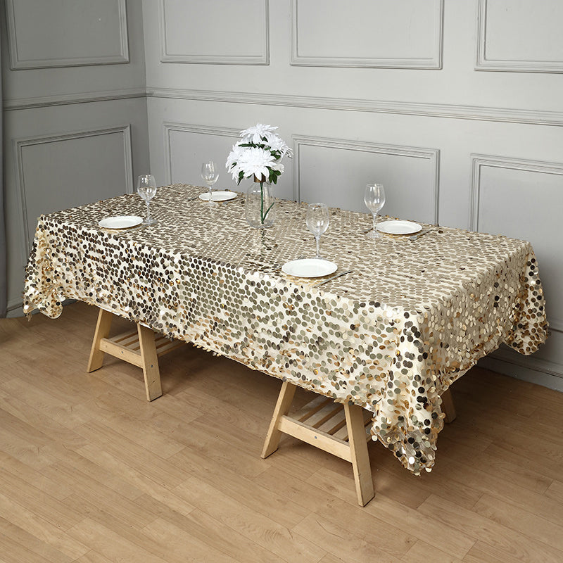 Sequin Rectangle Tablecloth 102"x60"
