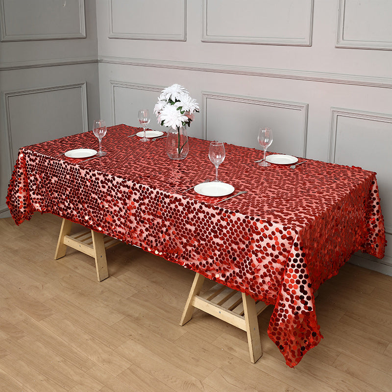 Sequin Rectangle Tablecloth 102"x60"