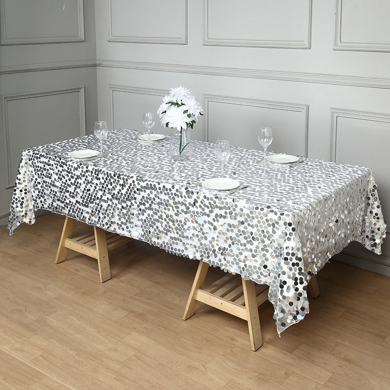 Sequin Rectangle Tablecloth 102"x60"