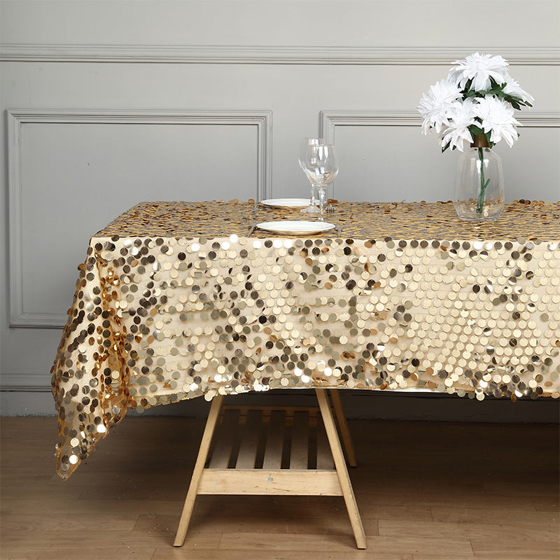Sequin Rectangle Tablecloth 102"x60"