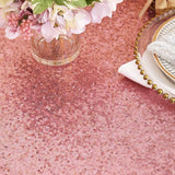 Sequin Square Table Overlay 72"x72" Red