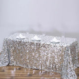 Sequin Rectangle Tablecloth 156"x90"