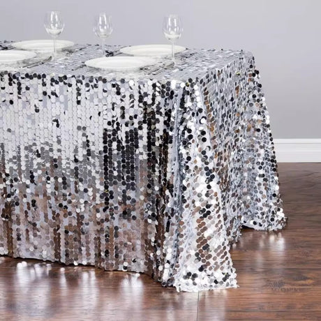 Sequin Rectangle Tablecloth 156"x90"