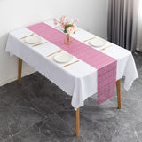 Sequin Table Runner 12" x 110" Rose Pink