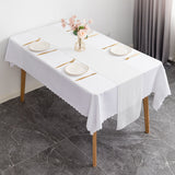 Sequin Table Runner 12" x 110" White
