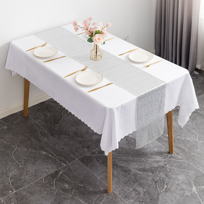 Sequin Table Runner 12" x 110" Rose Pink