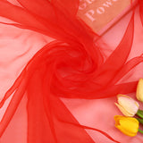 Sheer Organza Fabric Bolt, DIY Craft Fabric Roll 59"x40 Yards Red
