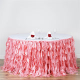 Curly Willow 14ft Table Skirt Skin Powder