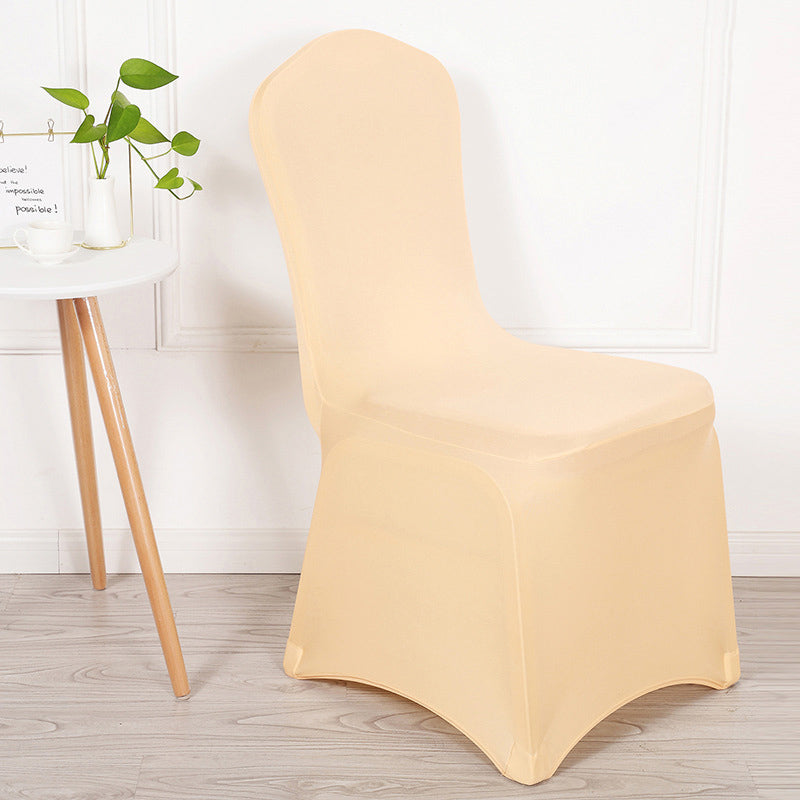 Stretch Polyester Chair Cover Thick  Orange