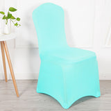 Stretch Polyester Chair Cover Thick  Bright Yellow