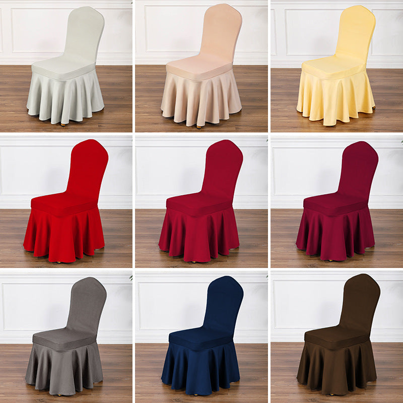 Satin Sundress Chair Cover Light Green 06
