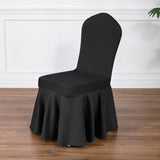 Satin Sundress Chair Cover Black 20