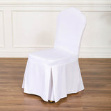 Satin Sundress Chair Cover White 22