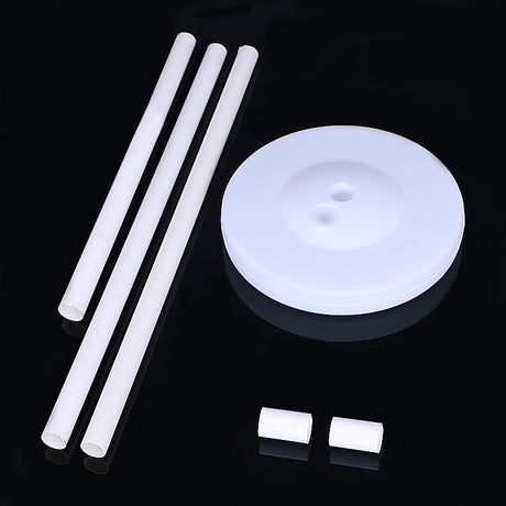 2 Pc White Balloon Column Stand Kit, Balloon Towers - 4ft