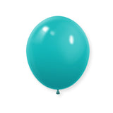 25 Pc Matte Caribbean Blue Latex Helium, Air or Water Balloons 12"