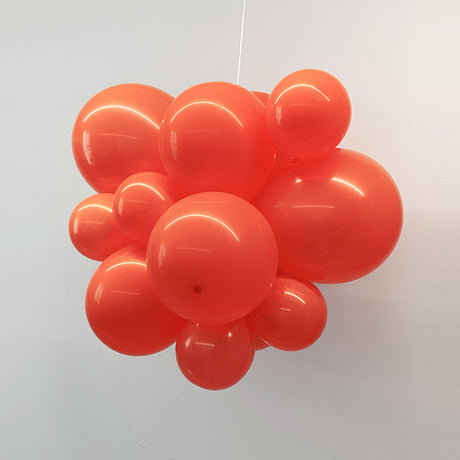 10 Pc Matte Coral Latex Helium, Air or Water Balloons 18"