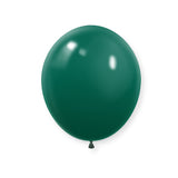 25 Pc Matte Hunter Green Latex Helium, Air or Water Balloons 12"